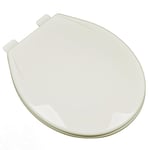 Bath Décor 2F1R6- Abattant de WC rond en plastique à fermeture lente, avec ouverture réglable et charnière propre, 2F1R6-02