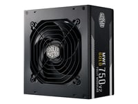 Cooler Master Mwe Gold 750 V2 Atx 3.0 Ready, 750 W, 100 - 240 V, 50/60 Hz, 5 - 10 A, Aktiv, 100 W