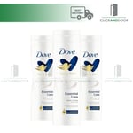 3 X Dove Body Love Essential Care Nourishment Body Lotion For Dry Skin 400ml