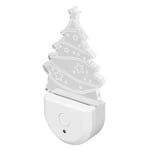 Xmas Tree LED Night Light 2pcs RGB Night Lights Plug Into Wall Dusk To Dawn