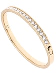 Ted Baker Clemara Hinge Crystal Bangle Bracelet For Women - Medium (Gold/Crystal)