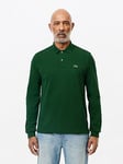 Lacoste L.12.12 Long Sleeve Polo Shirt, Green, Size L, Men