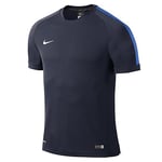 Nike YTH Squad15 Flash SS Trng Top Maillot pour Enfant S Negro/Azul/Blanco (Obsidian/Royal Blue/White)