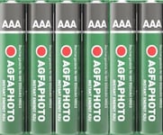 AAA RECHARGEABLE BATTERIES AGFA Ready to Use 600mAh - Dect Phones Solar Lights