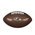 Wilson Ballon de Football Américain NFL Team Logo, Taille Officielle, Cuir Composite