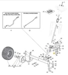 Perno Sector Sterzo ORIGINALE STIGA Tracteurs Tondeuses 1330M 125510173/0