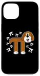 Coque pour iPhone 13 PI Tag chien mathématicien enseignant mathématicien