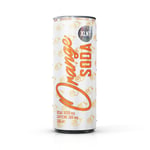 XLNT Sports 24 x BCAA Energidryck - 330 ml Orange Soda Funktionsdryck, Grenade aminosyror