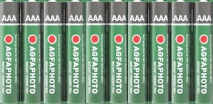 AAA RECHARGEABLE BATTERIES AGFA Ready to Use 600mAh - Dect Phones Solar Lights