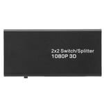 Hd Multimedia Interface Switch 2 In 2 Out 1080P 60Hz Video Splitter For Tv Gam