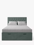 Koti Home Eden Upholstered Ottoman Storage Bed, Double