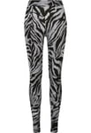 Urban Classics Black zebra leggings (S,blackzebra)