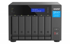 QNAP TVS-H674 NAS Tower Intel® Core™ i5 i5-12400 32 GB DDR4 QuTS hero Svart