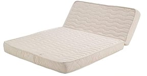 Provence literie Matelas Ferme pour Tous BZ + Alese 140x200 x 15,5 cm Ressorts Premium Face de Contact Latex - Dim Assise 60 cm - 5 Zones de Confort - Haute Resilience -