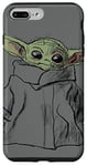 Coque pour iPhone 7 Plus/8 Plus Star Wars Illustration de l'enfant Mandalorien