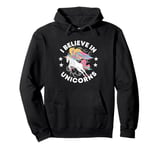 Unicorn rainbow - I believe in unicorns Pullover Hoodie