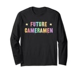 Little FUTURE CAMERAMAN Graduation Video Operator Film Shoot Long Sleeve T-Shirt