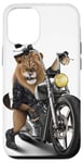 Coque pour iPhone 12/12 Pro Lion Riding Classic Chopper Moto