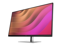 HP E32K G5 - E-Series - LED-skjerm - 31.5 - 3840 x 2160 4K UHD (2160p) @ 60 Hz - IPS - 350 cd/m² - 1000:1 - 5 ms - HDMI, DisplayPort, USB-C - høyttalere - svart hode, svart og sølv (stativ) - Smart Buy