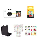 KODAK Step Touch Instant Camera with 3.5” LCD Touchscreen Display (White) Gift Bundle