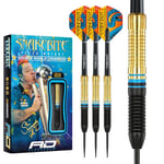 RED DRAGON Peter Wright Snakebite World Champion 2022 Jeu de fléchettes en laiton 21 g, bleu