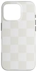 Coque pour iPhone 16 Pro GRAND DAMIER ÉCHIQUIER CLASSIQUE DESIGN LUXE FEMMES HOMMES