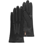 Gants Isotoner  Gants Femme cuir d'agneau Noir