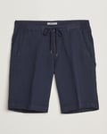 Briglia 1949 Linen/Cotton Drawstring Shorts Navy