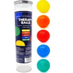 JFA Medical Hand Therapy Exercise Balls 5 Strengths - Extra Soft Soft Medium Fir