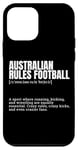 iPhone 12 mini Funny Australian Rules Football Crazy Fans Definition Case