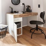 Ahd Amazing Home Design - Bureau 100x60 avec plateau coulissant peu encombrant chambre Sliding m Acero