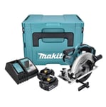 Akkupyörösaha Makita DSS 611 RFJ 18V 165mm + 2x akku 3.0Ah + laturi + Makpac