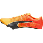 Puma evoSpeed Future Faster + 4 Running Spikes Orange Sprint Athletics PB Shoes