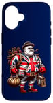 Coque pour iPhone 16 Boxe Boxeur Britannique Union Jack Drapeau Grande-Bretagne