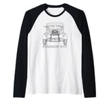 Fordson WOT British WW2 Military Truck Raglan Baseball Tee