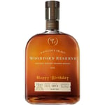 Woodford Reserve Bourbon Happy Birthday Engraved 70cl