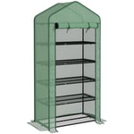 Outsunny Widened Mini Greenhouse 5 Tier Green House, 193H x 90W x 49Dcm