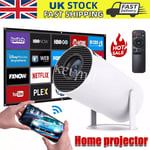 4K UHD Android Projector 5G WiFi Bluetooth Smart Beamer Home Theater Movie HDMI