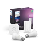 Philips Hue White & Color Startsett E27