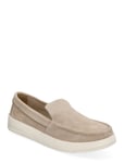 Jfwmaccartney Suede Loafer Sn Loafers Låga Skor Beige Jack & J S