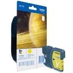 Brother LC-1100Y Inkjet Cartridge, Yellow, Single Pack, Standard Yield, Includes