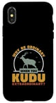 Coque pour iPhone X/XS Pourquoi être ordinaire lorsque vous Kudu Extraordinaire Cool Kudu Hunter