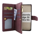 XL Standcase Lyxfodral Motorola Edge 50 Ultra 5G (Vinröd)