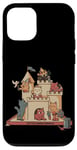 Coque pour iPhone 12/12 Pro Cats In A Sandbox Summer Bac à litière pour chat Château de sable