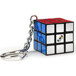 RUBIK'S CUBE 3X3 PORTE-CLÉS - Jeu Casse-Tête Coloré Rubik's - Mini Puzzle 3x3 Orginial Correspondance Couleurs - Cube Classique Résolution Problème - Version Mini - 6064001 - Jouet Enfant 8 Ans et +