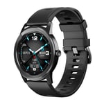 S669 Montre de sport étanche avec écran tactile et moniteur de fréquence cardiaque Noir