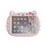 Trolsk Kids Case with strap - Pink Cat (iPad 10,9 (2022))