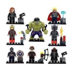 8 Pcs Avengers Hulk Minifigures Building Blocks Toys