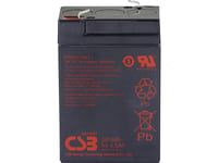 Csb Battery Gp 645 Standby Ups Gp645f1 Blybatteri 6 V 4,5 Ah Blyfilt (B X H X D) 70 X 107 X 48 Mm Plattkontakt 4,8 Mm Underhållsfritt, Låg Självurladdning