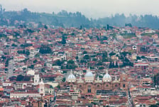 City view of Cuenca Ecuador